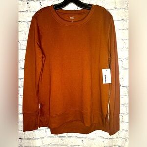 Sonoma Sweatshirt Women's Top M 
Brown NWT The Super Soft Tunic Long Sleeve